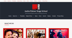 Desktop Screenshot of jackiepalmerstageschool.co.uk