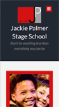 Mobile Screenshot of jackiepalmerstageschool.co.uk